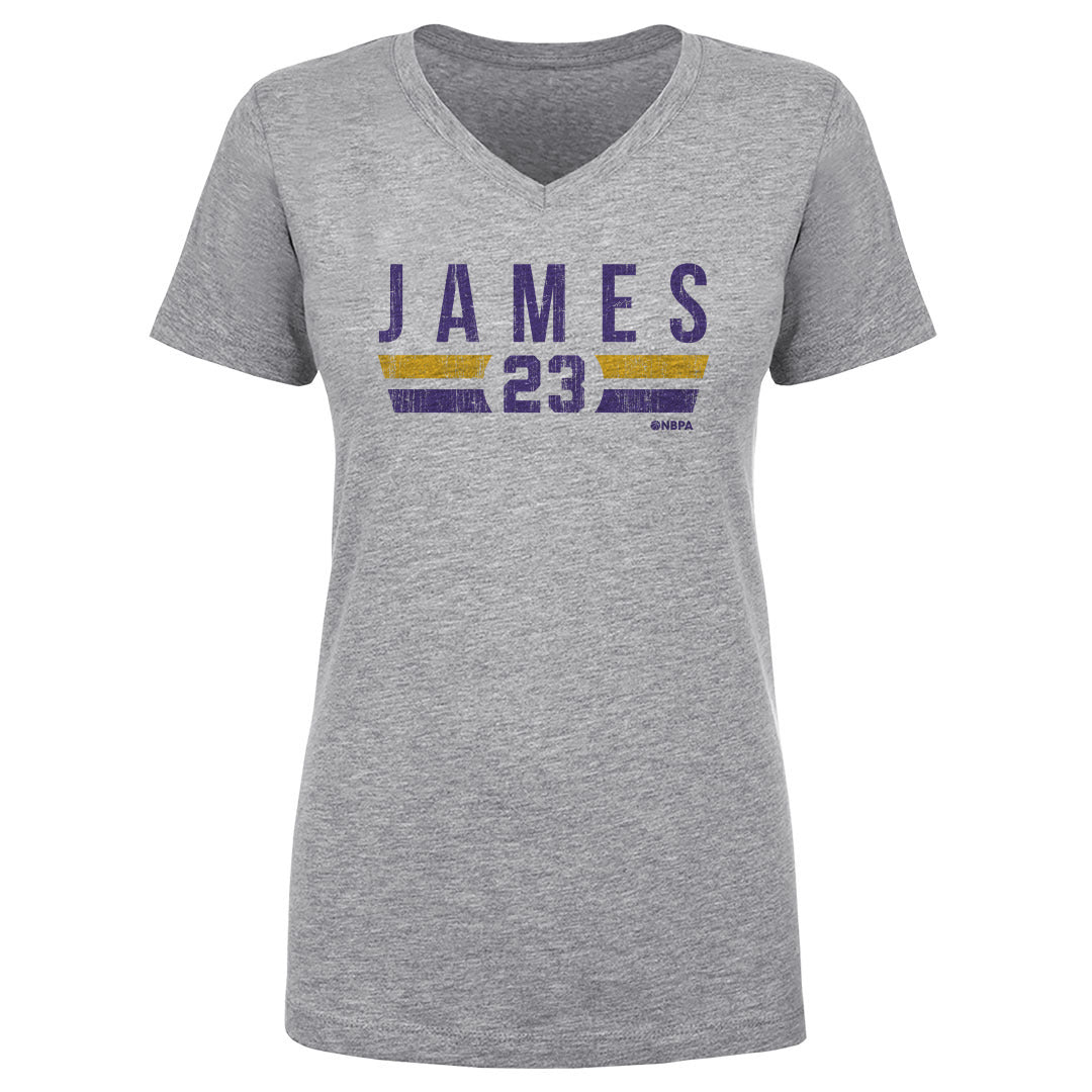 LeBron James Women&#39;s V-Neck T-Shirt | 500 LEVEL