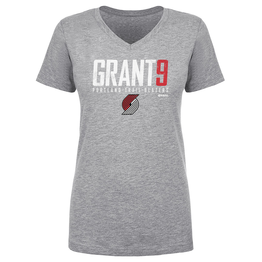 Jerami Grant Women&#39;s V-Neck T-Shirt | 500 LEVEL