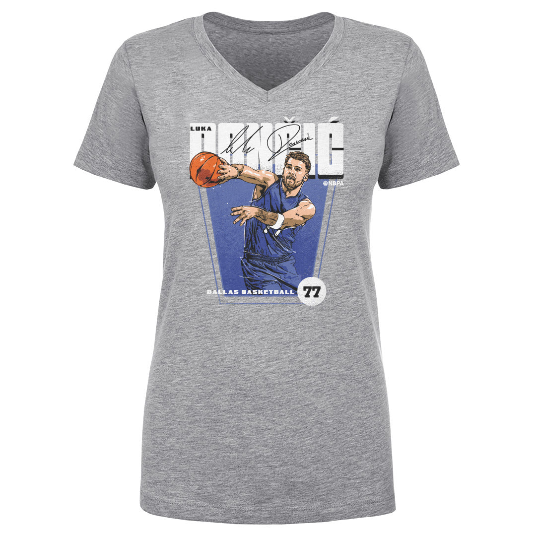 Luka Doncic Women&#39;s V-Neck T-Shirt | 500 LEVEL