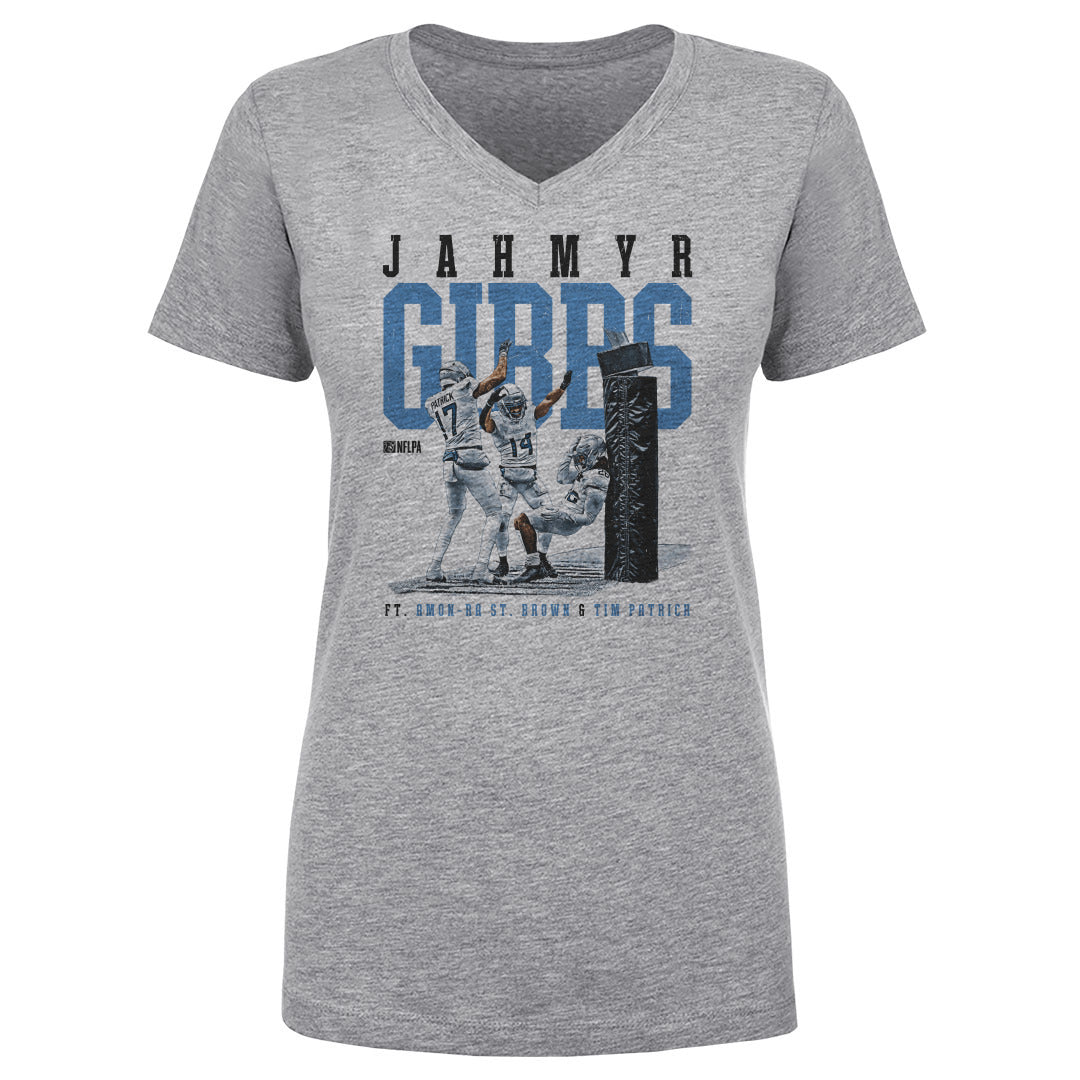 Jahmyr Gibbs Women&#39;s V-Neck T-Shirt | 500 LEVEL