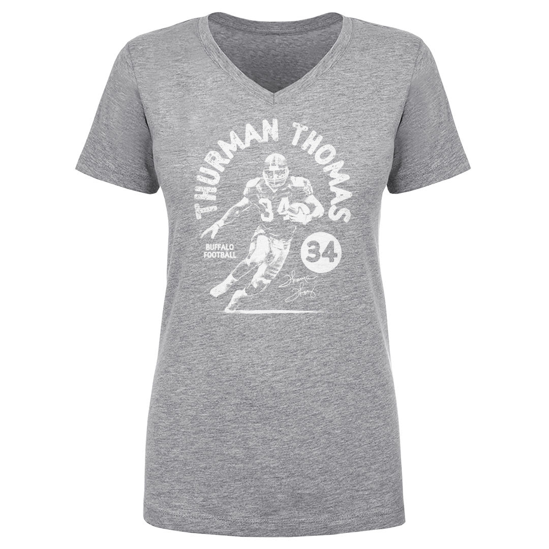 Thurman Thomas Women&#39;s V-Neck T-Shirt | 500 LEVEL