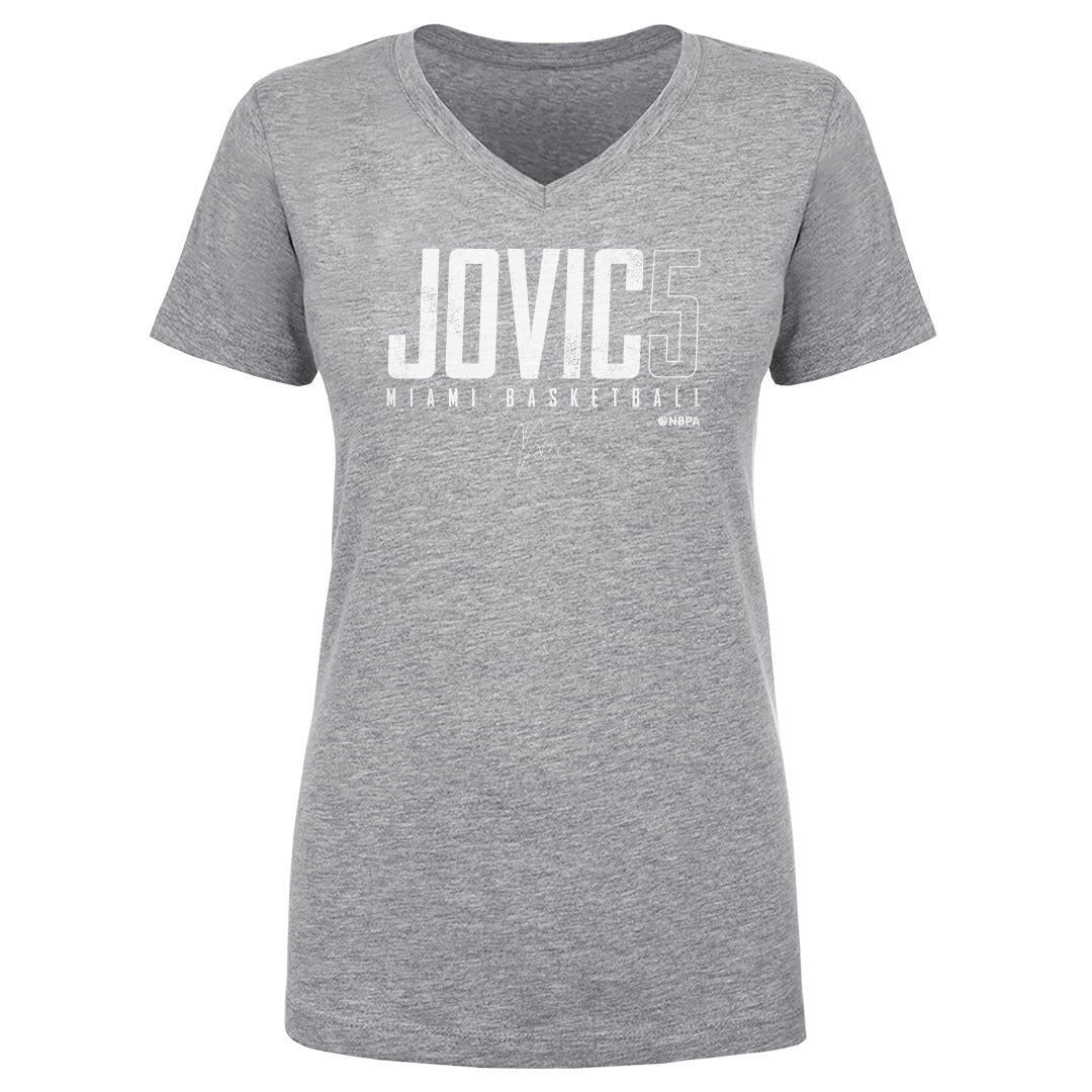 Nikola Jovic Women&#39;s V-Neck T-Shirt | 500 LEVEL