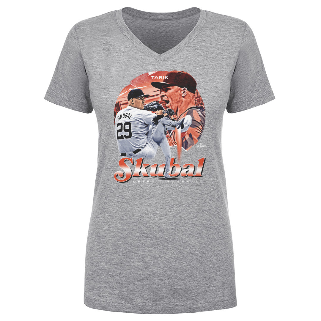 Tarik Skubal Women&#39;s V-Neck T-Shirt | 500 LEVEL