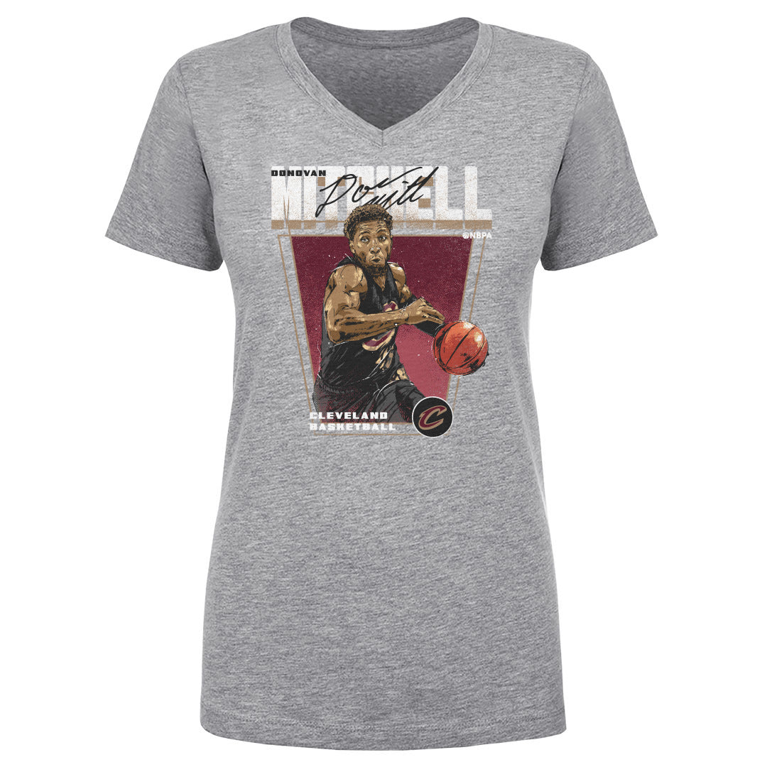 Donovan Mitchell Women&#39;s V-Neck T-Shirt | 500 LEVEL