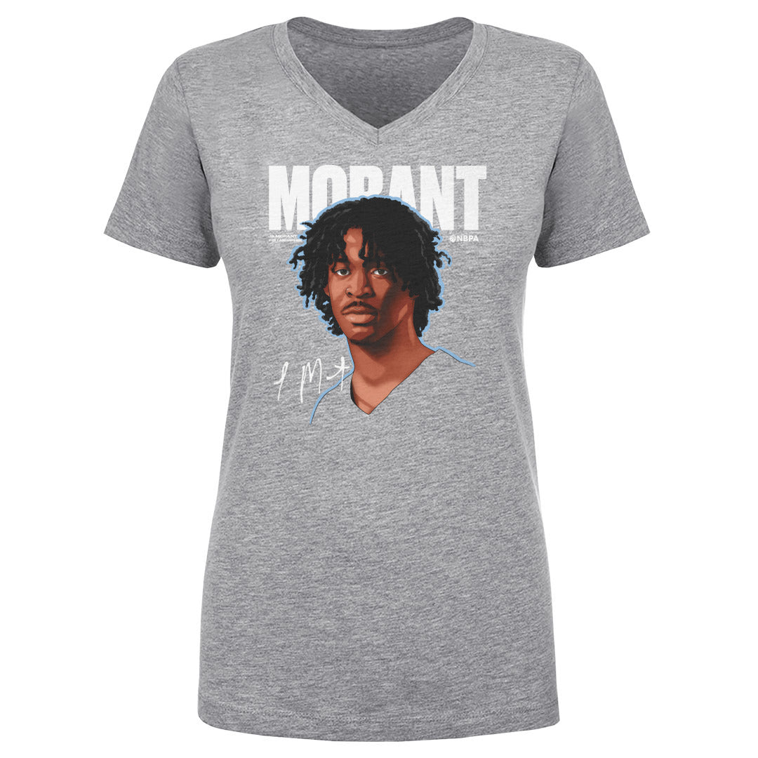 Ja Morant Women&#39;s V-Neck T-Shirt | 500 LEVEL