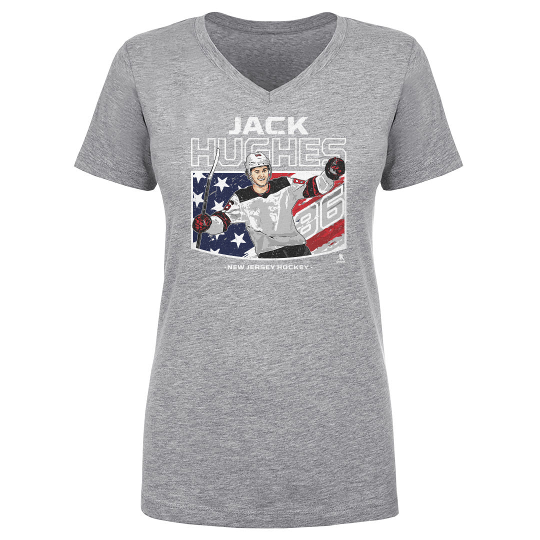 Jack Hughes Women&#39;s V-Neck T-Shirt | 500 LEVEL