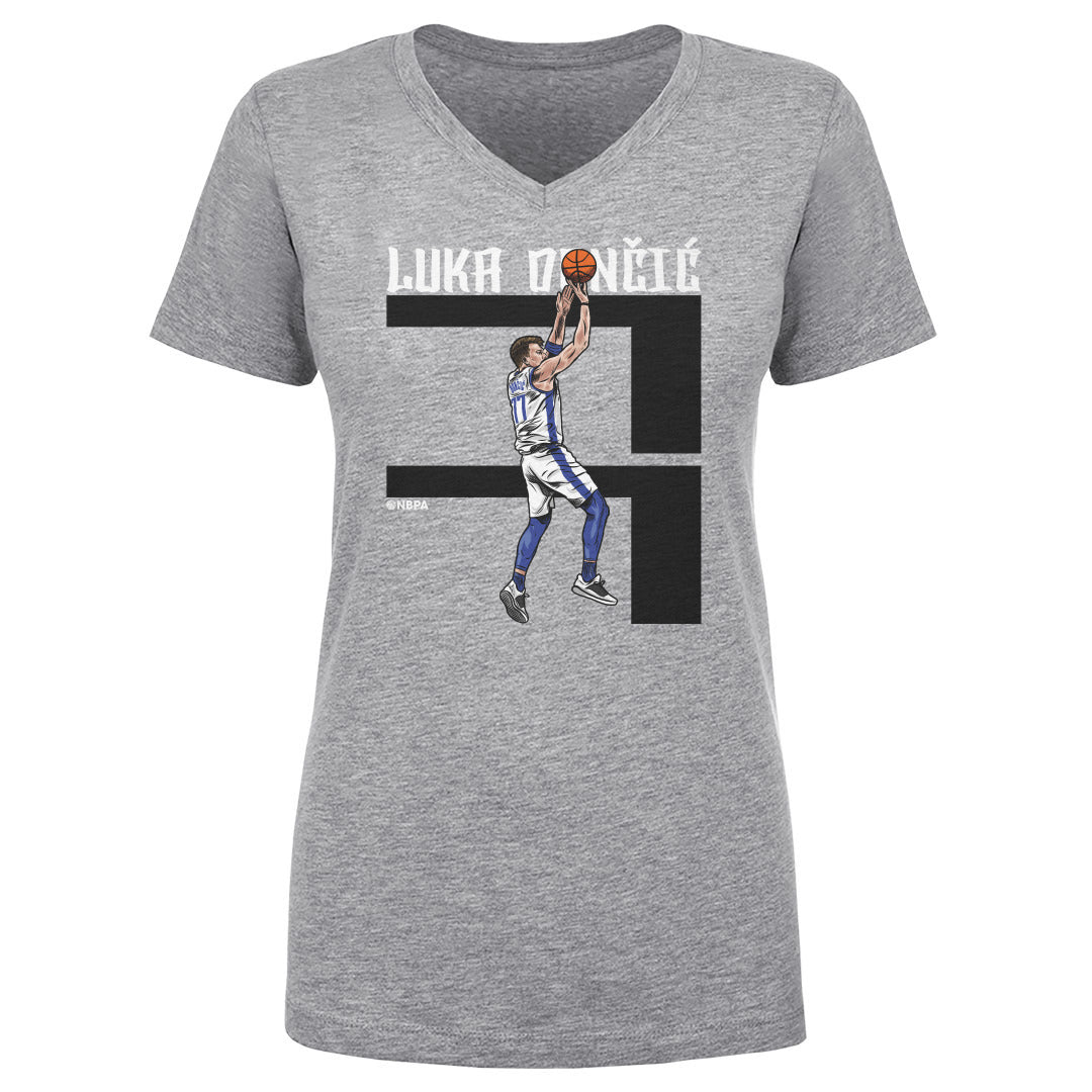 Luka Doncic Women&#39;s V-Neck T-Shirt | 500 LEVEL