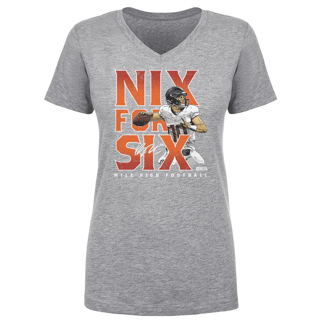 Bo Nix Women&#39;s V-Neck T-Shirt | 500 LEVEL