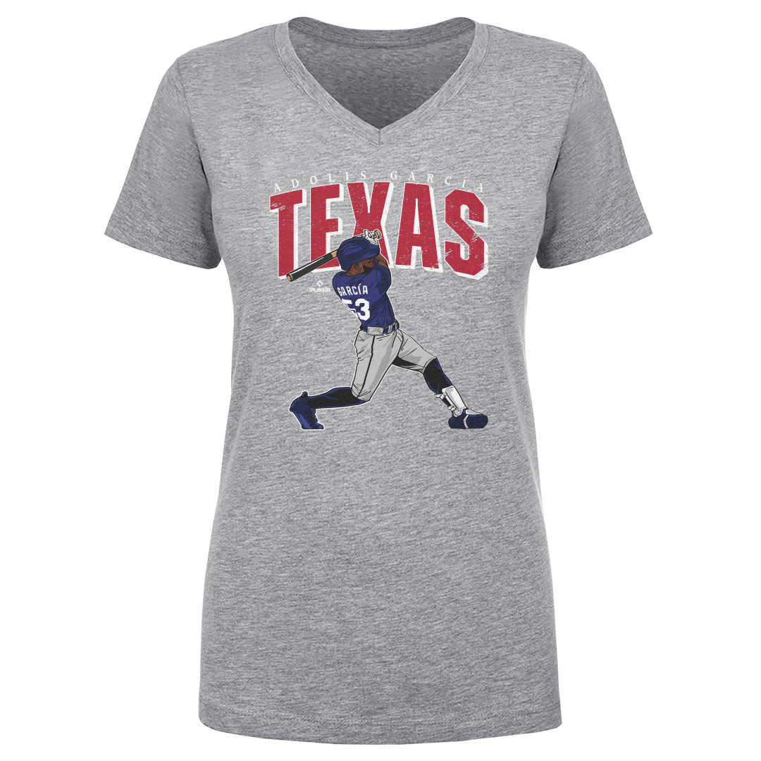 Adolis Garcia Women&#39;s V-Neck T-Shirt | 500 LEVEL