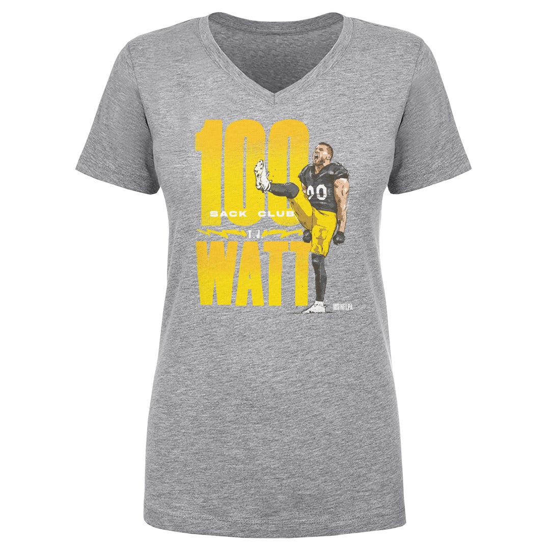 T.J. Watt Women&#39;s V-Neck T-Shirt | 500 LEVEL