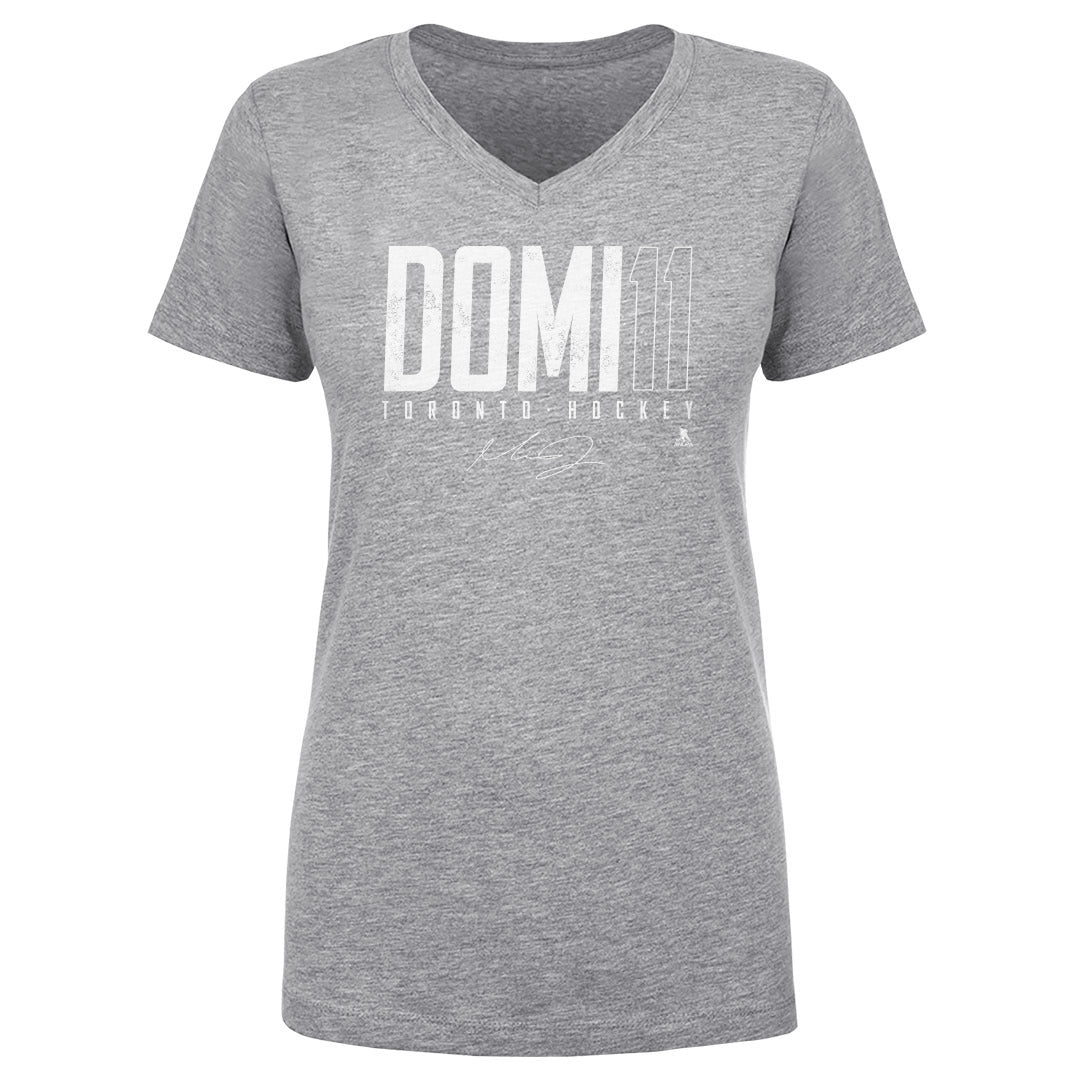 Max Domi Women&#39;s V-Neck T-Shirt | 500 LEVEL