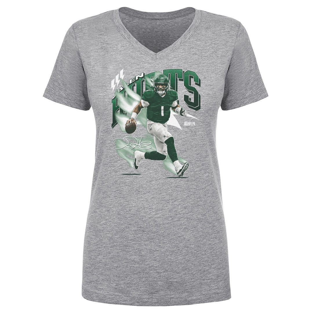 Jalen Hurts Women&#39;s V-Neck T-Shirt | 500 LEVEL