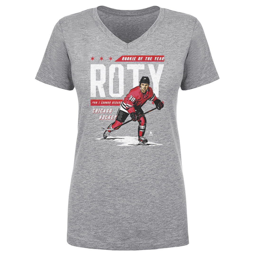 Connor Bedard Women&#39;s V-Neck T-Shirt | 500 LEVEL