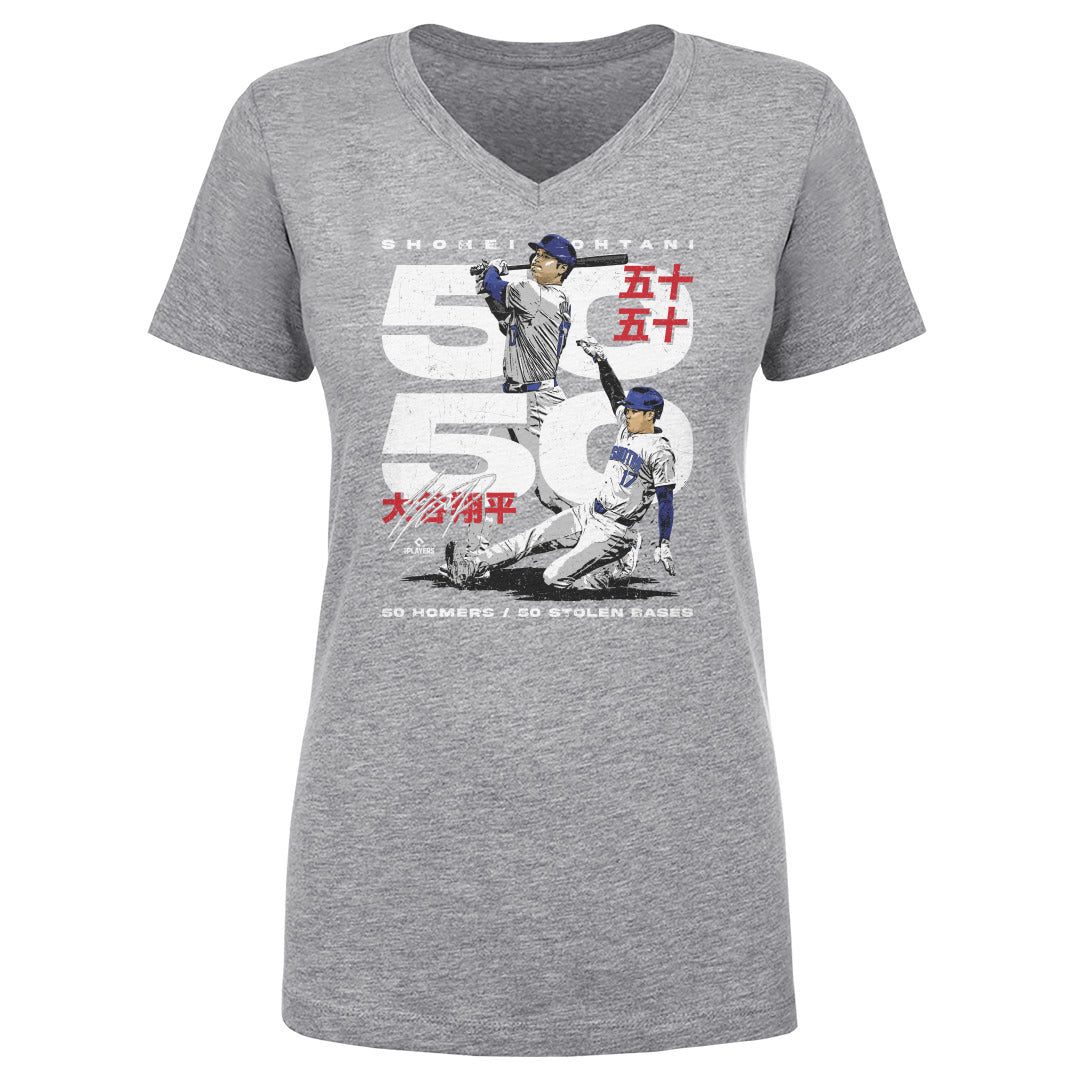 Shohei Ohtani Women&#39;s V-Neck T-Shirt | 500 LEVEL