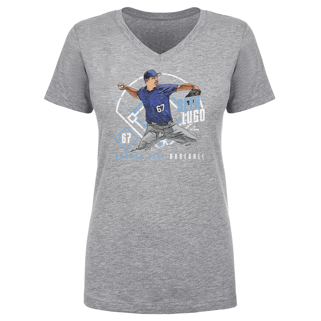 Seth Lugo Women&#39;s V-Neck T-Shirt | 500 LEVEL