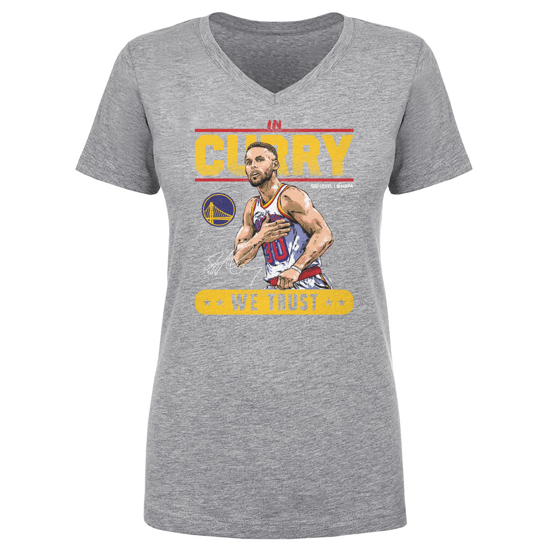 Steph Curry Women&#39;s V-Neck T-Shirt | 500 LEVEL