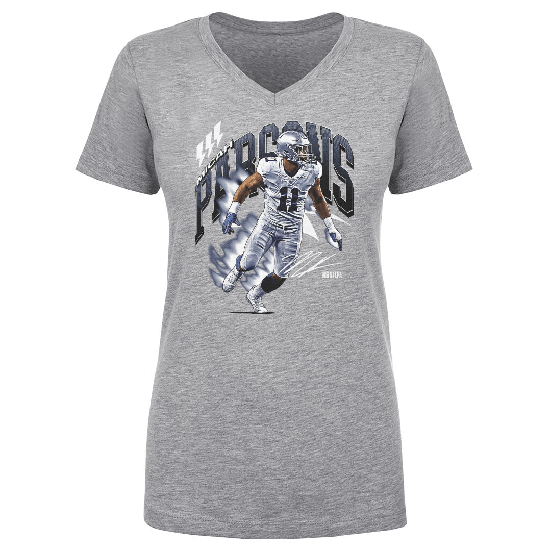 Micah Parsons Women&#39;s V-Neck T-Shirt | 500 LEVEL