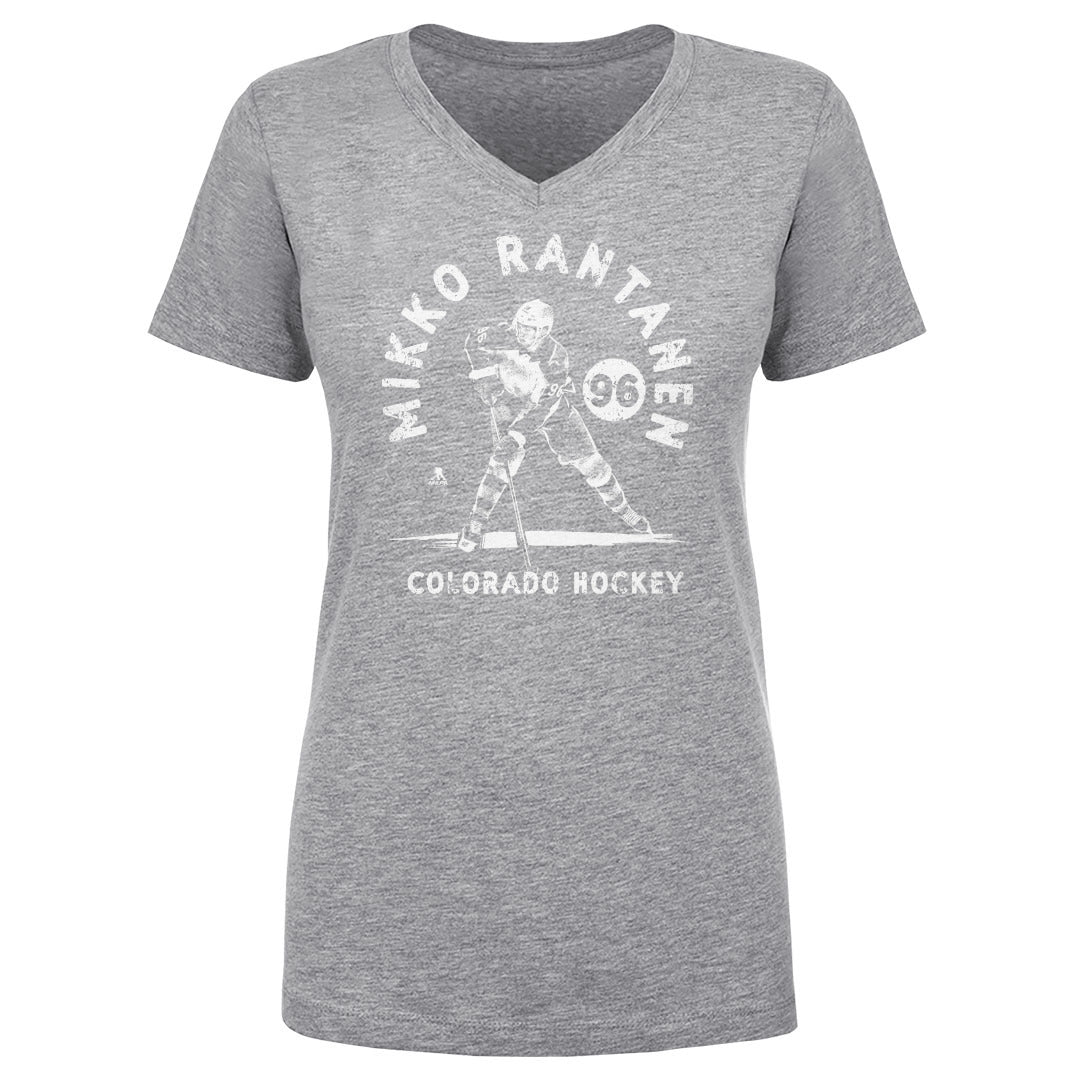 Mikko Rantanen Women&#39;s V-Neck T-Shirt | 500 LEVEL