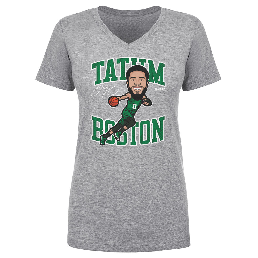 Jayson Tatum Women&#39;s V-Neck T-Shirt | 500 LEVEL