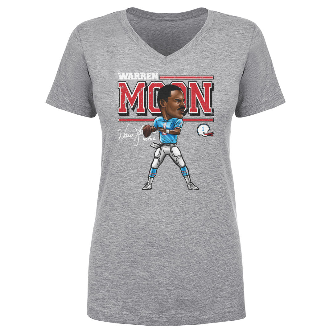 Warren Moon Women&#39;s V-Neck T-Shirt | 500 LEVEL