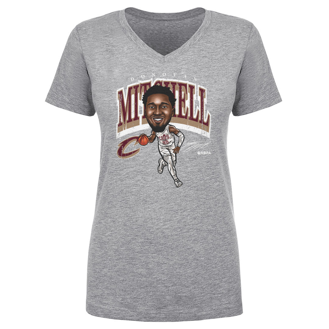 Donovan Mitchell Women&#39;s V-Neck T-Shirt | 500 LEVEL