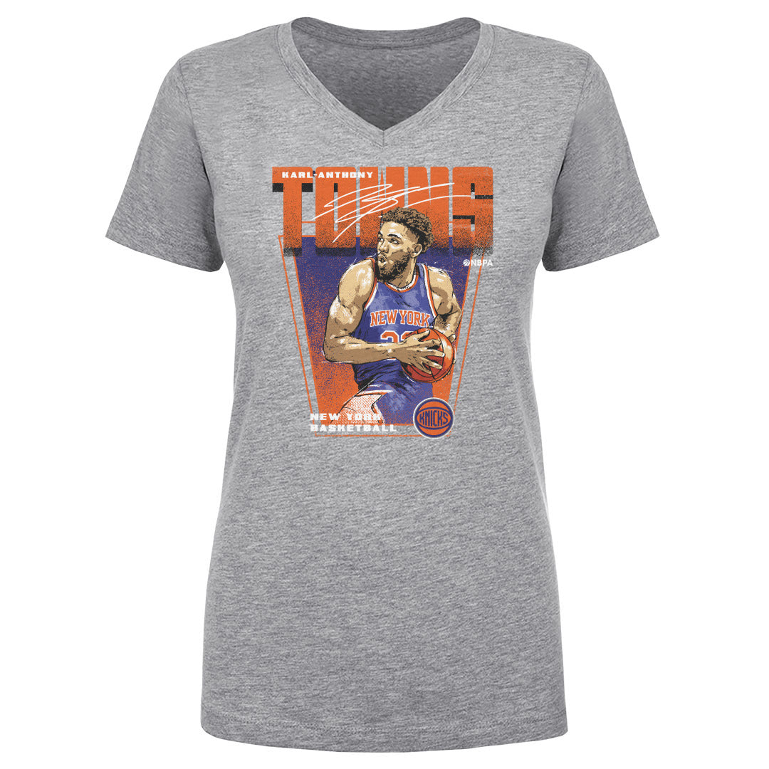 Karl-Anthony Towns Women&#39;s V-Neck T-Shirt | 500 LEVEL