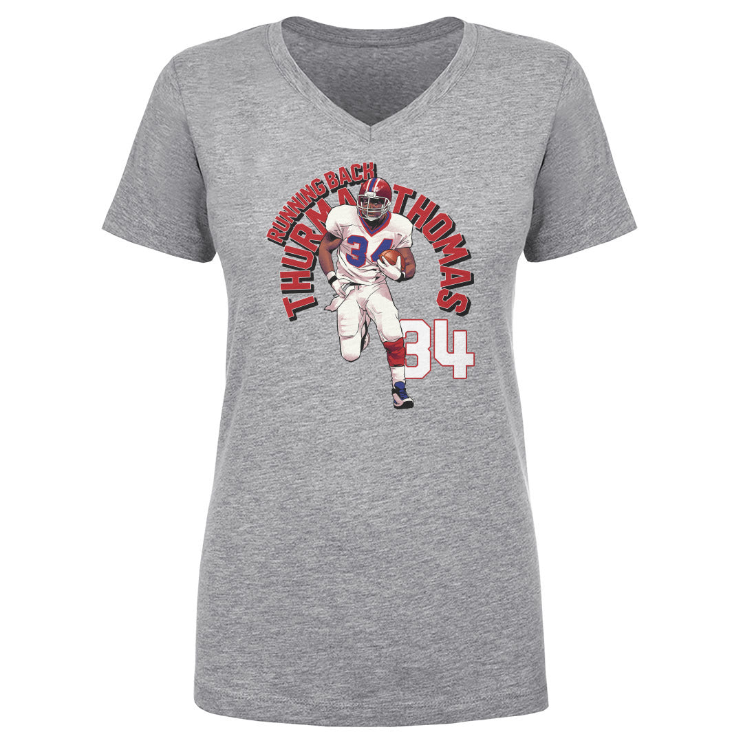 Thurman Thomas Women&#39;s V-Neck T-Shirt | 500 LEVEL