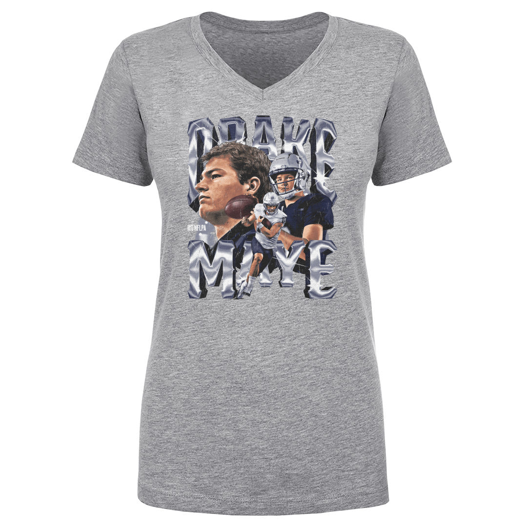 Drake Maye Women&#39;s V-Neck T-Shirt | 500 LEVEL