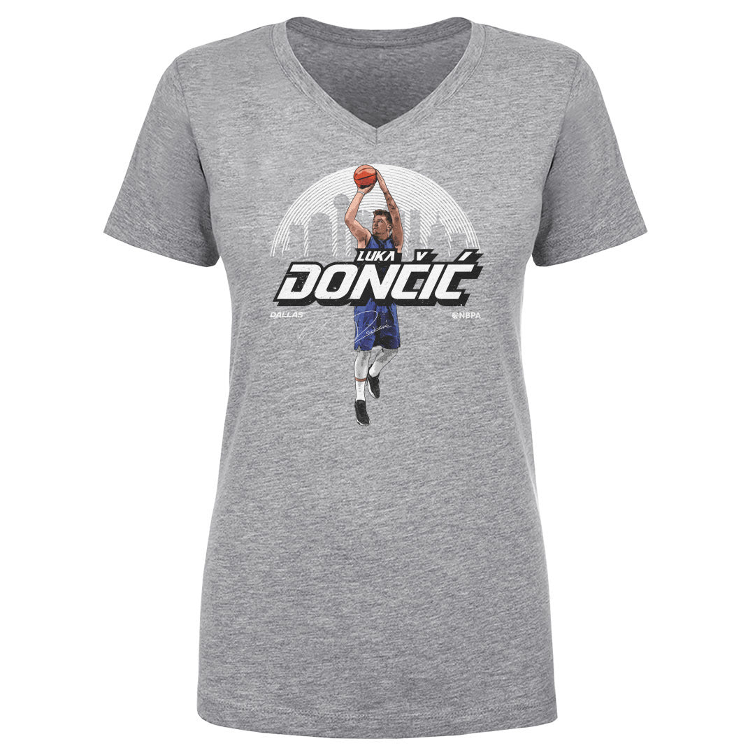 Luka Doncic Women&#39;s V-Neck T-Shirt | 500 LEVEL