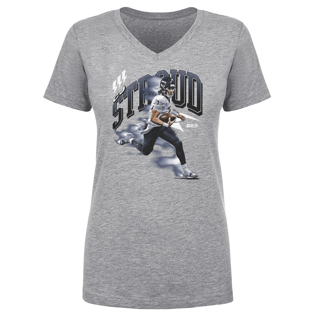 C.J. Stroud Women&#39;s V-Neck T-Shirt | 500 LEVEL