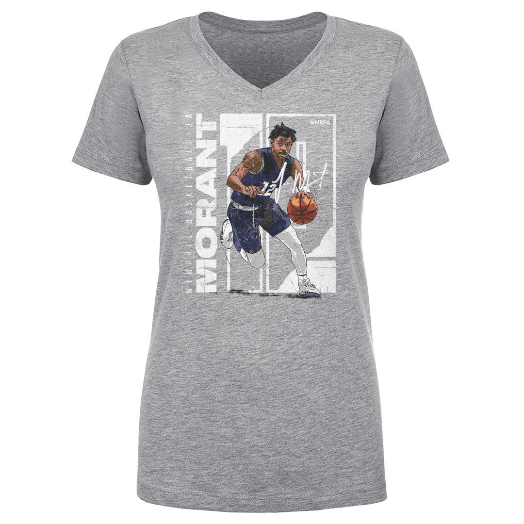 Ja Morant Women&#39;s V-Neck T-Shirt | 500 LEVEL