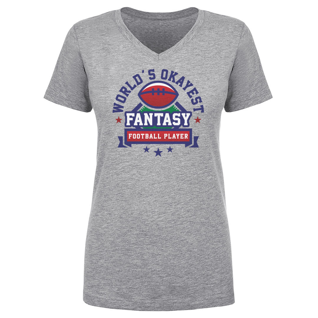 Fantasy Football Women&#39;s V-Neck T-Shirt | 500 LEVEL