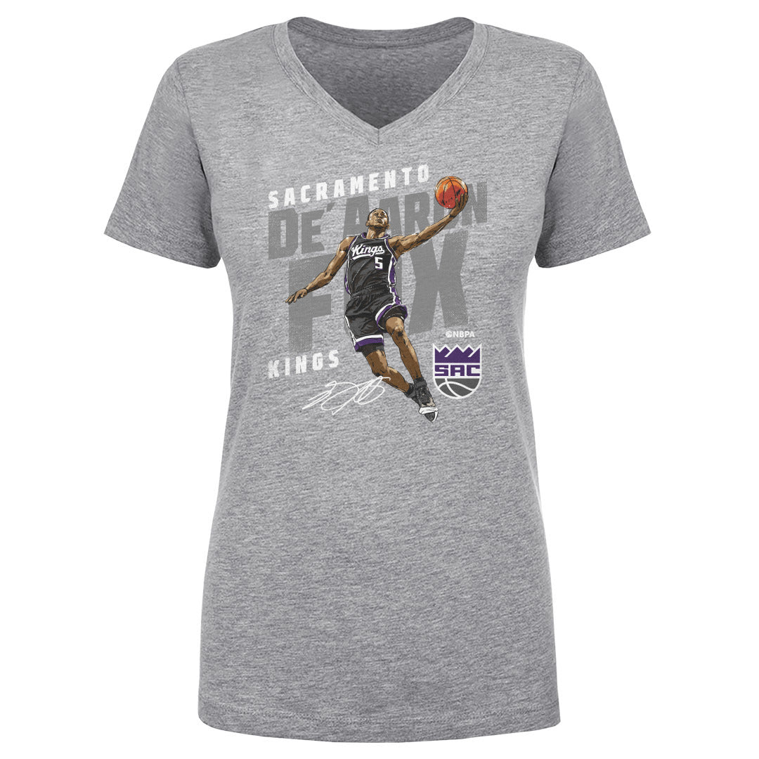 De&#39;Aaron Fox Women&#39;s V-Neck T-Shirt | 500 LEVEL