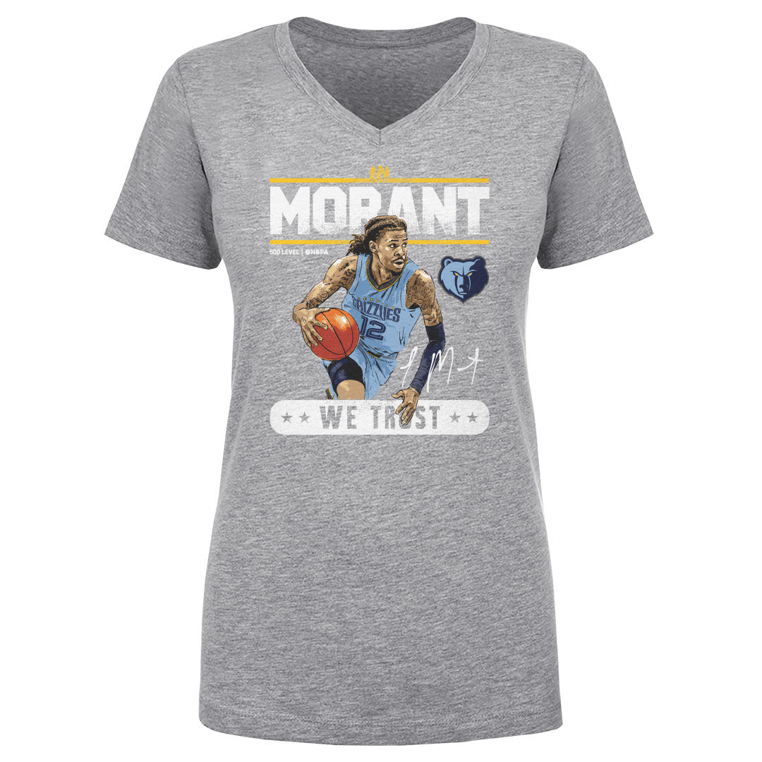 Ja Morant Women&#39;s V-Neck T-Shirt | 500 LEVEL