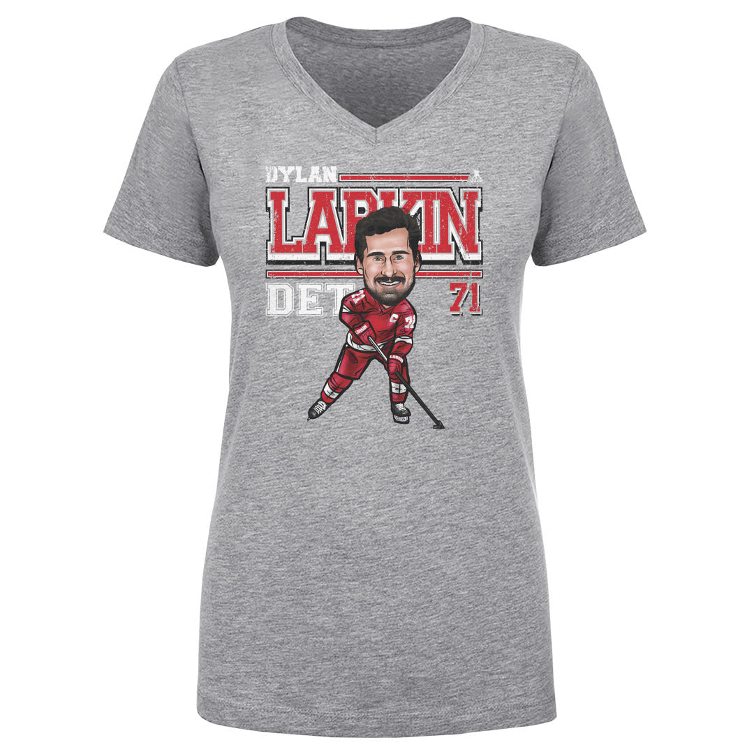 Dylan Larkin Women&#39;s V-Neck T-Shirt | 500 LEVEL