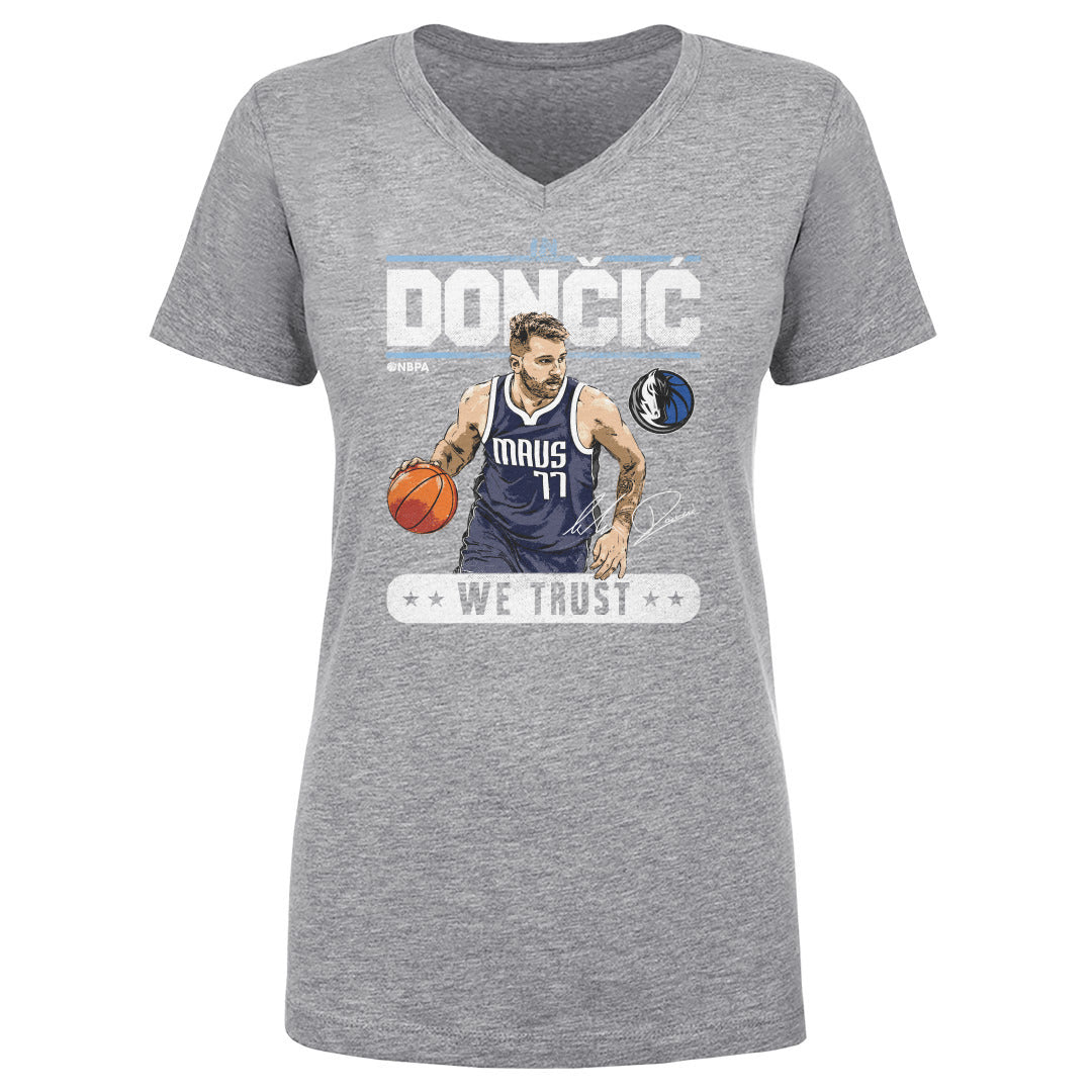 Luka Doncic Women&#39;s V-Neck T-Shirt | 500 LEVEL