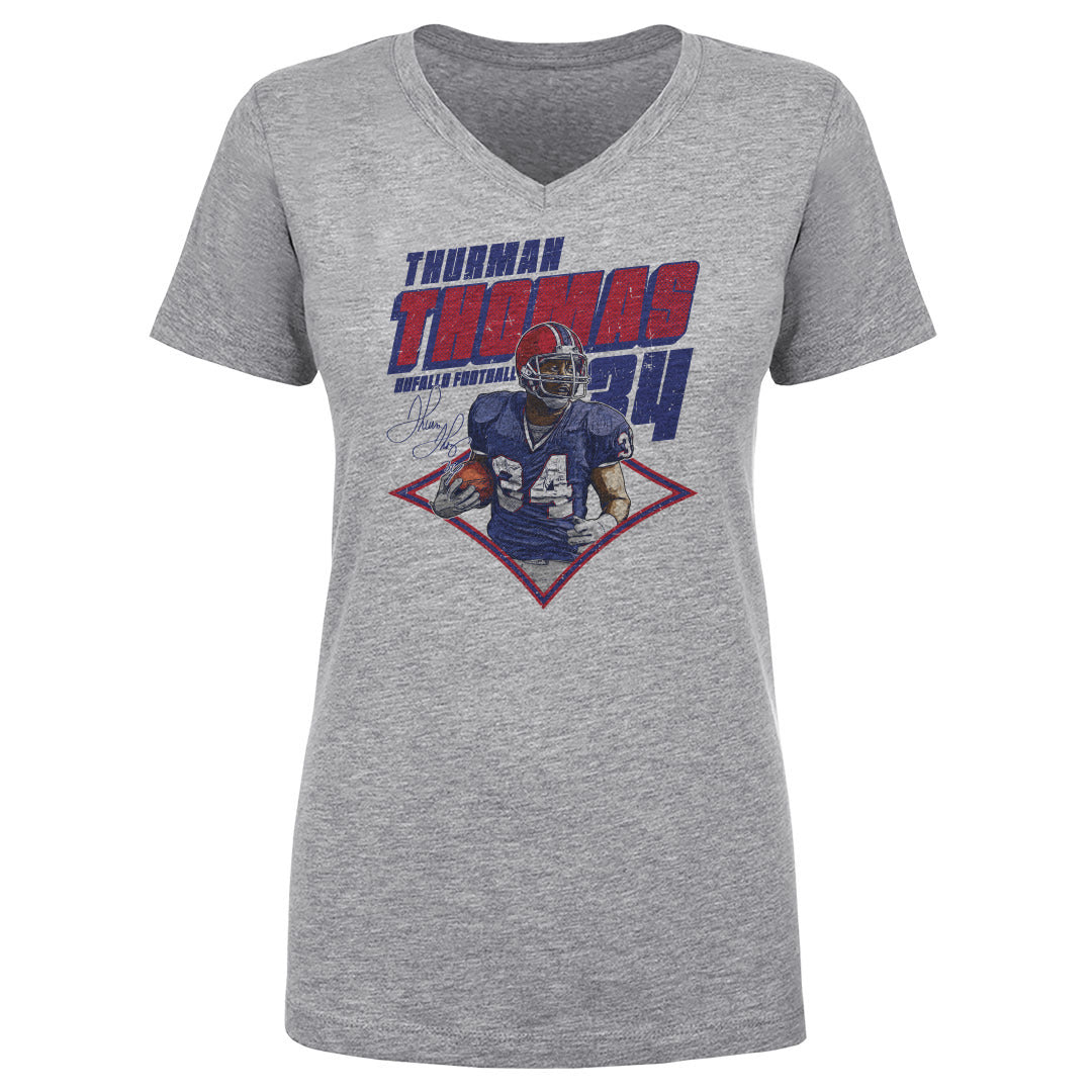 Thurman Thomas Women&#39;s V-Neck T-Shirt | 500 LEVEL