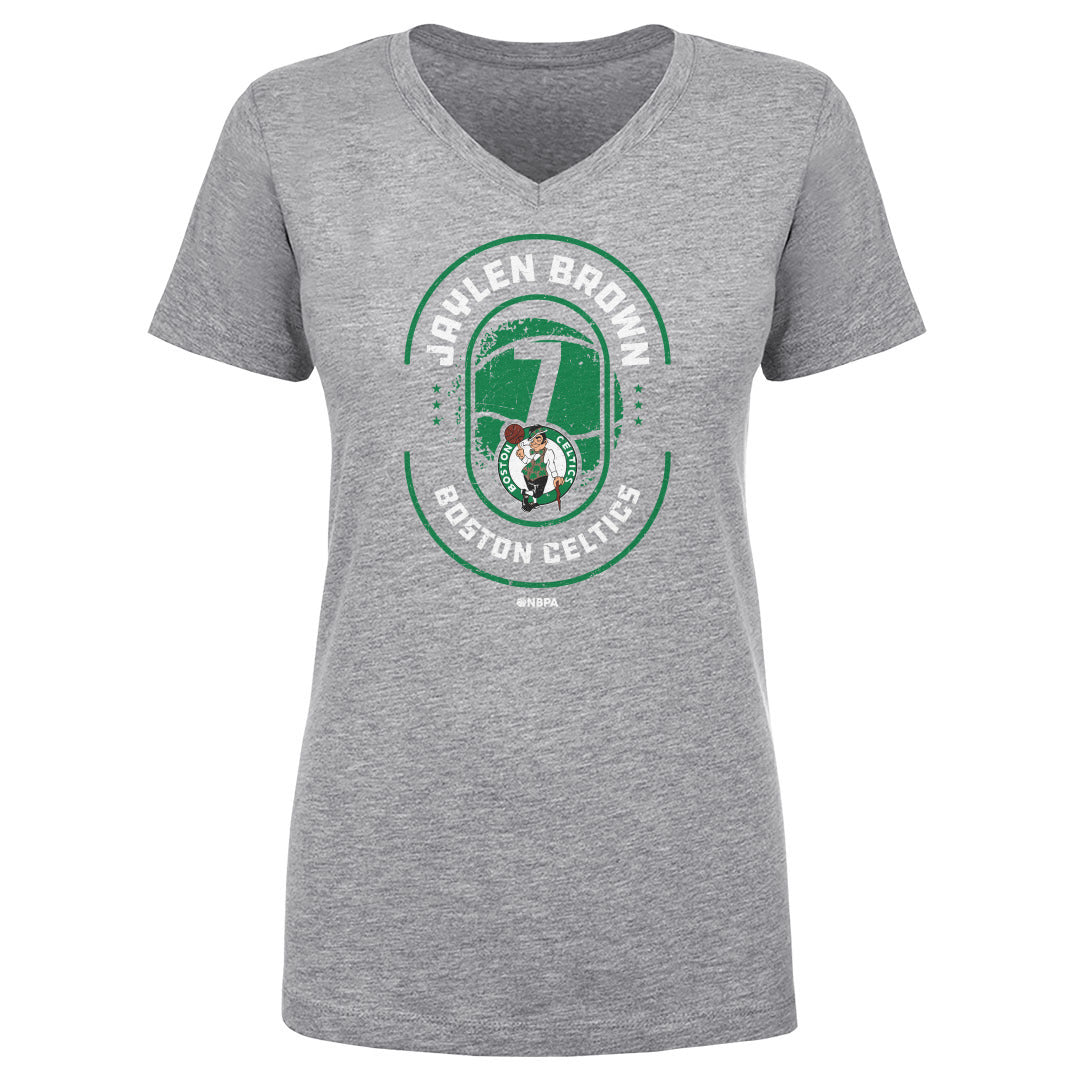 Jaylen Brown Women&#39;s V-Neck T-Shirt | 500 LEVEL