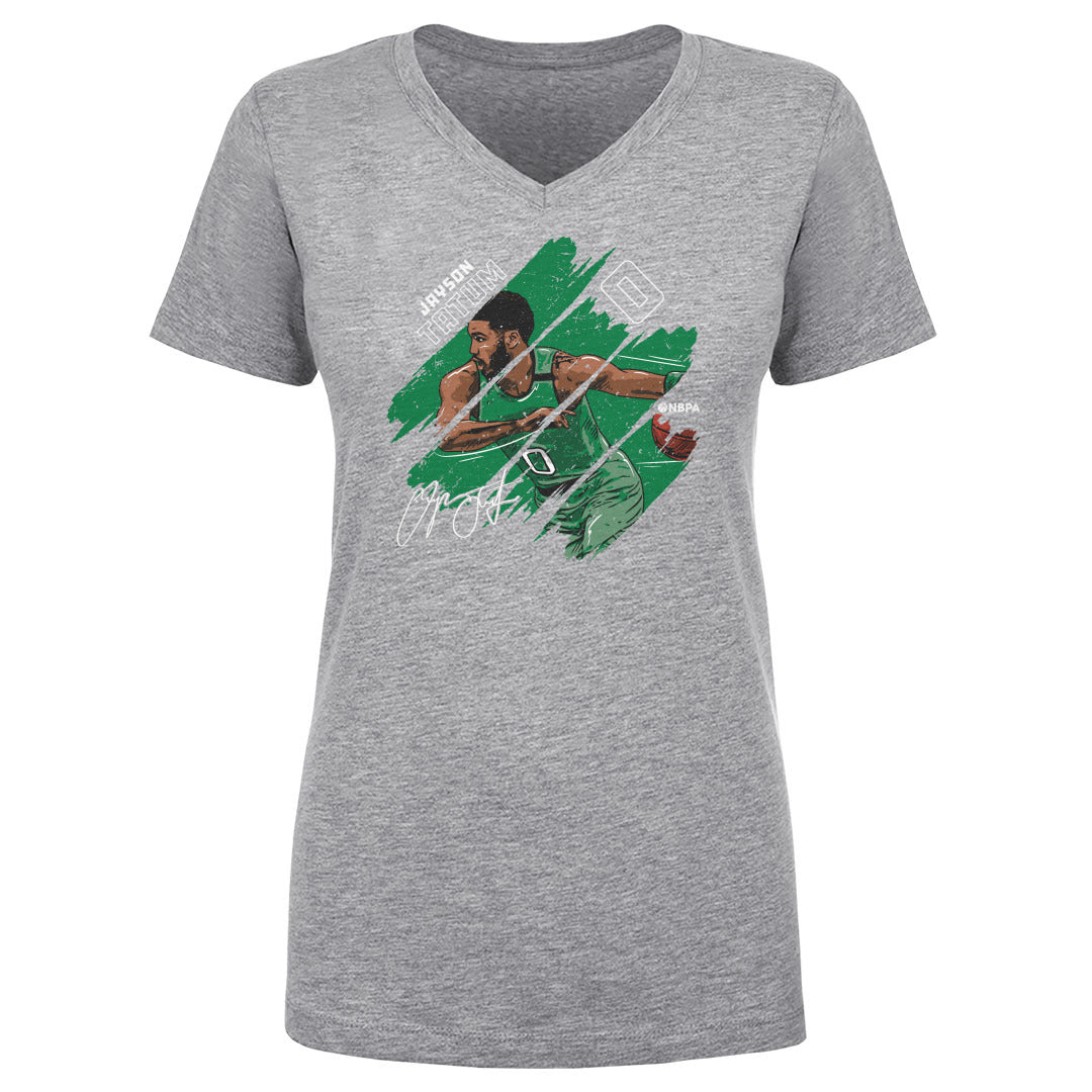 Jayson Tatum Women&#39;s V-Neck T-Shirt | 500 LEVEL