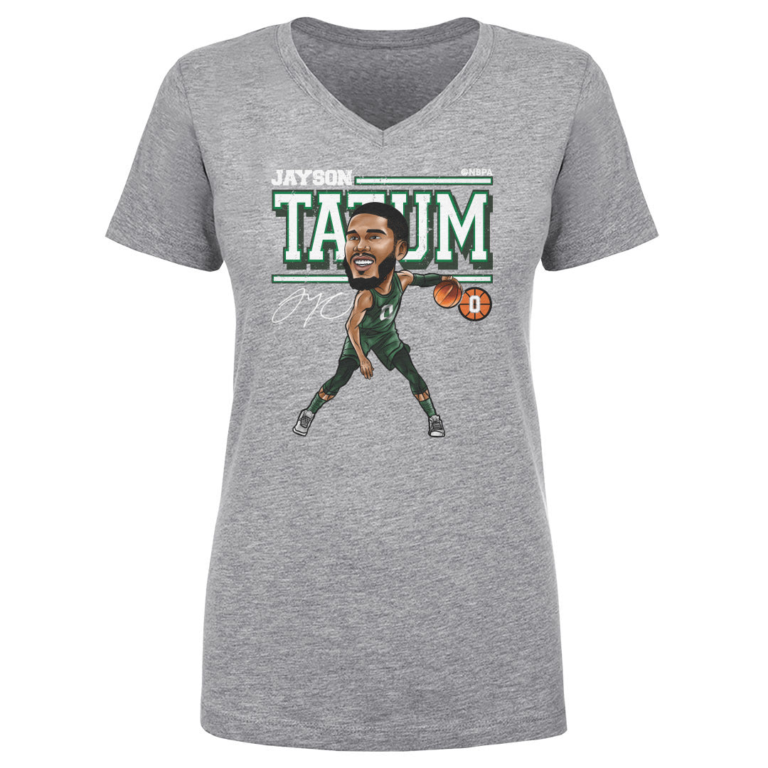 Jayson Tatum Women&#39;s V-Neck T-Shirt | 500 LEVEL