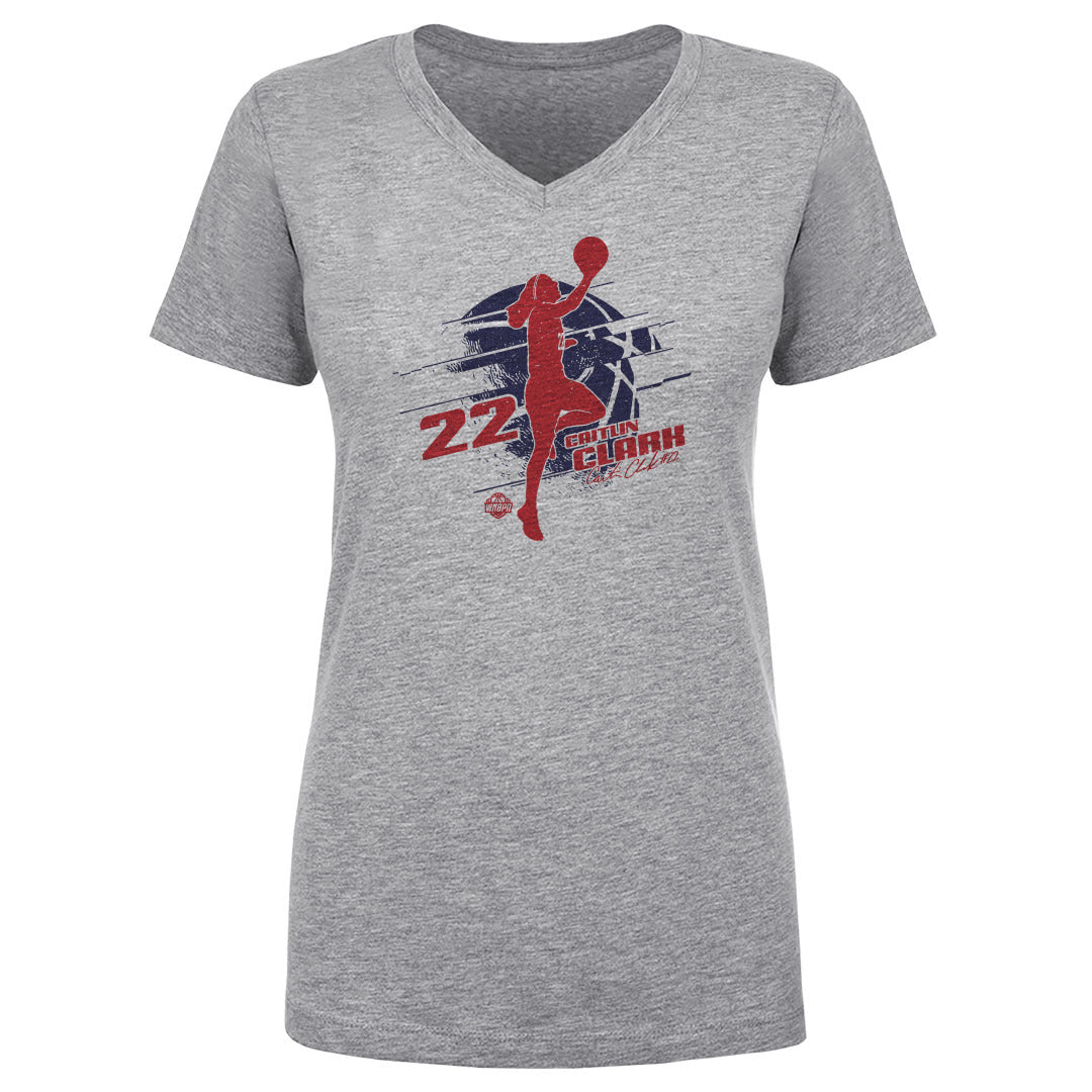 Caitlin Clark Women&#39;s V-Neck T-Shirt | 500 LEVEL