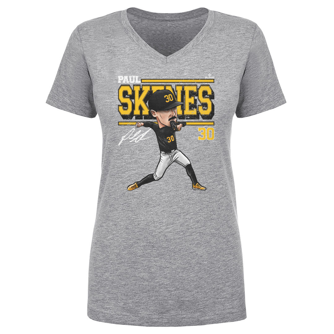 Paul Skenes Women&#39;s V-Neck T-Shirt | 500 LEVEL