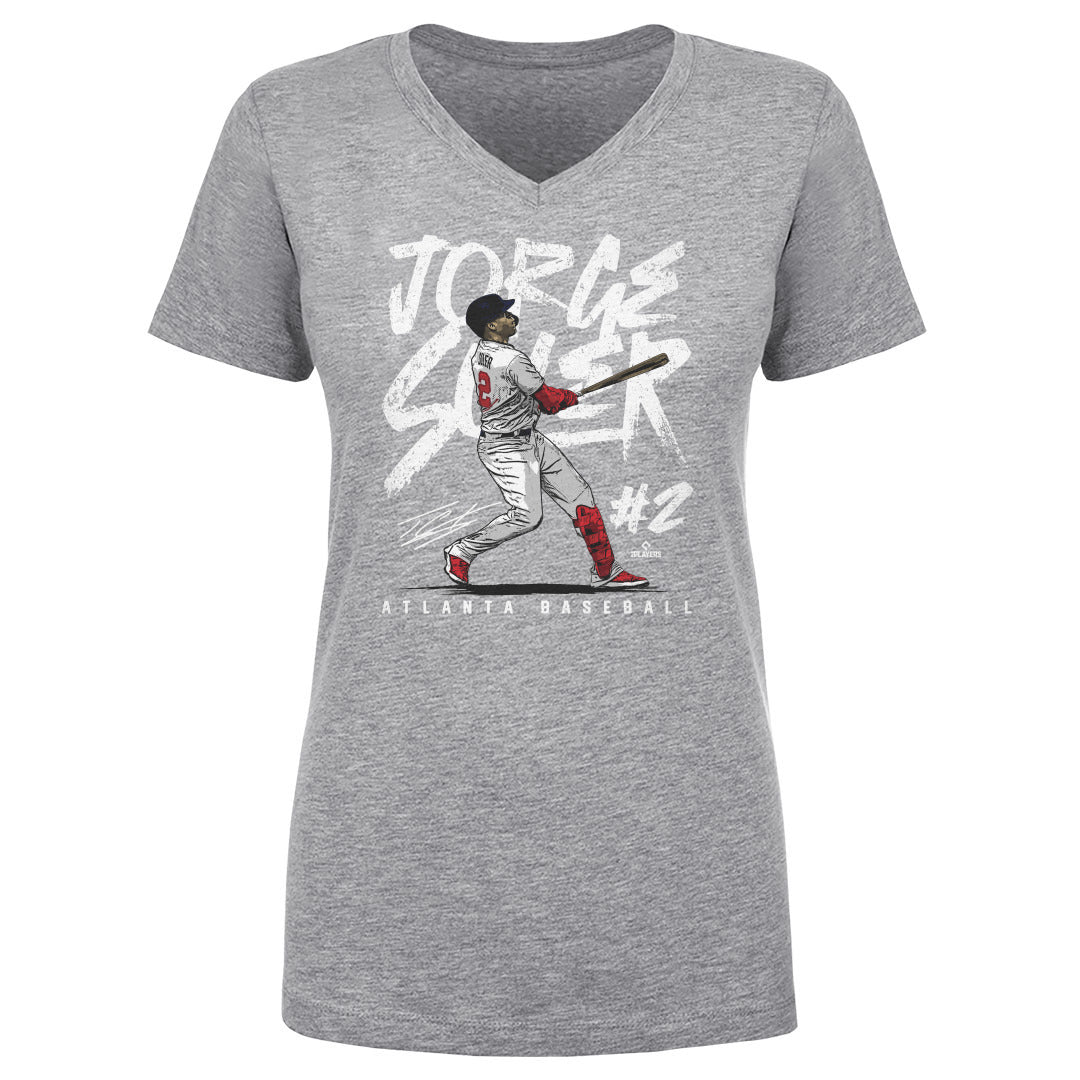 Jorge Soler Women&#39;s V-Neck T-Shirt | 500 LEVEL