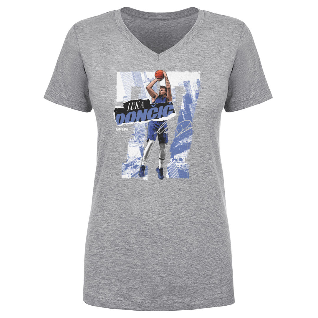 Luka Doncic Women&#39;s V-Neck T-Shirt | 500 LEVEL