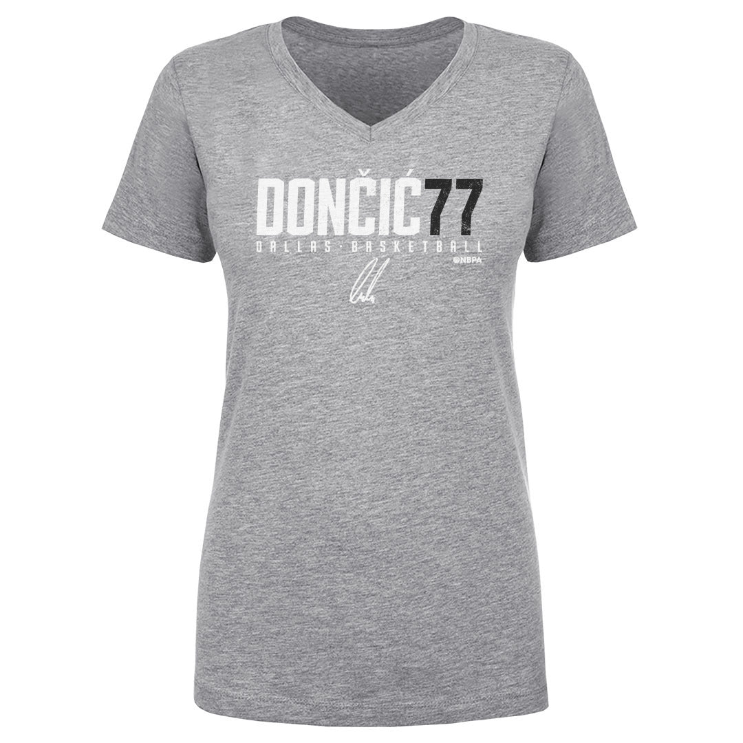 Luka Doncic Women&#39;s V-Neck T-Shirt | 500 LEVEL