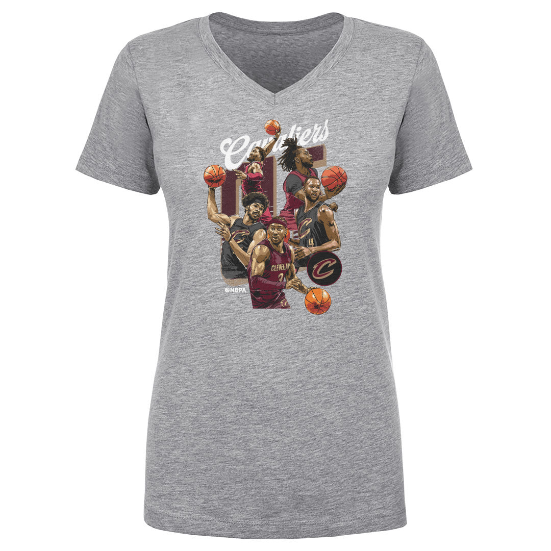 Cleveland Cavaliers Women&#39;s V-Neck T-Shirt | 500 LEVEL