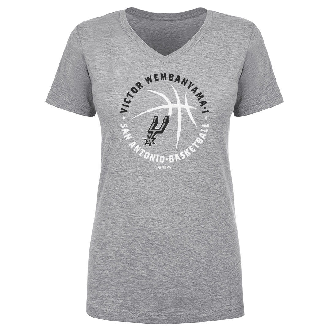 Victor Wembanyama Women&#39;s V-Neck T-Shirt | 500 LEVEL