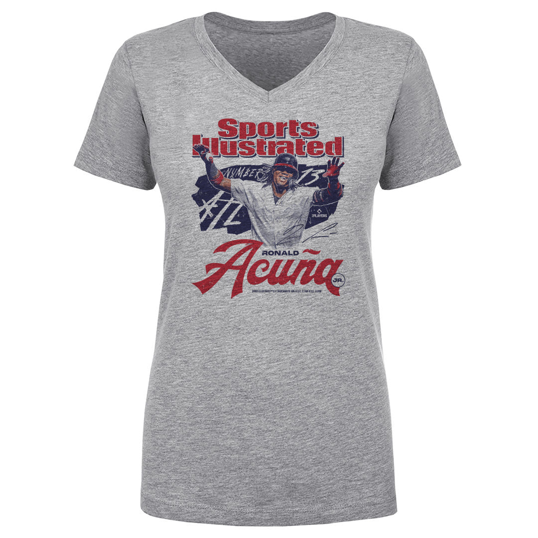 Ronald Acuna Jr. Women&#39;s V-Neck T-Shirt | 500 LEVEL