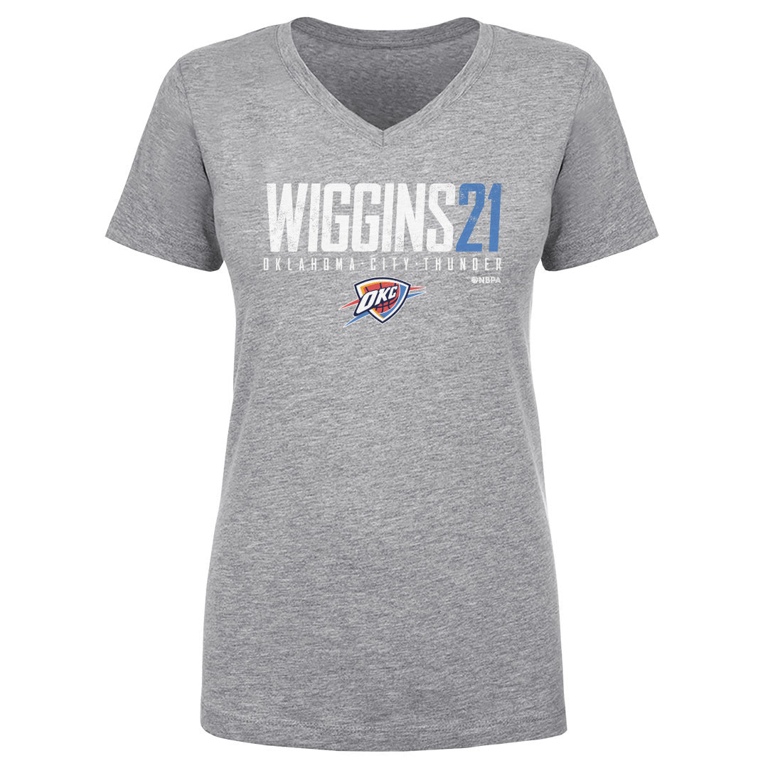 Aaron Wiggins Women&#39;s V-Neck T-Shirt | 500 LEVEL