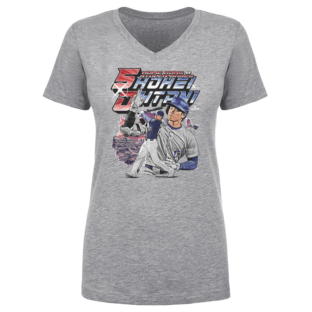 Shohei Ohtani Women&#39;s V-Neck T-Shirt | 500 LEVEL